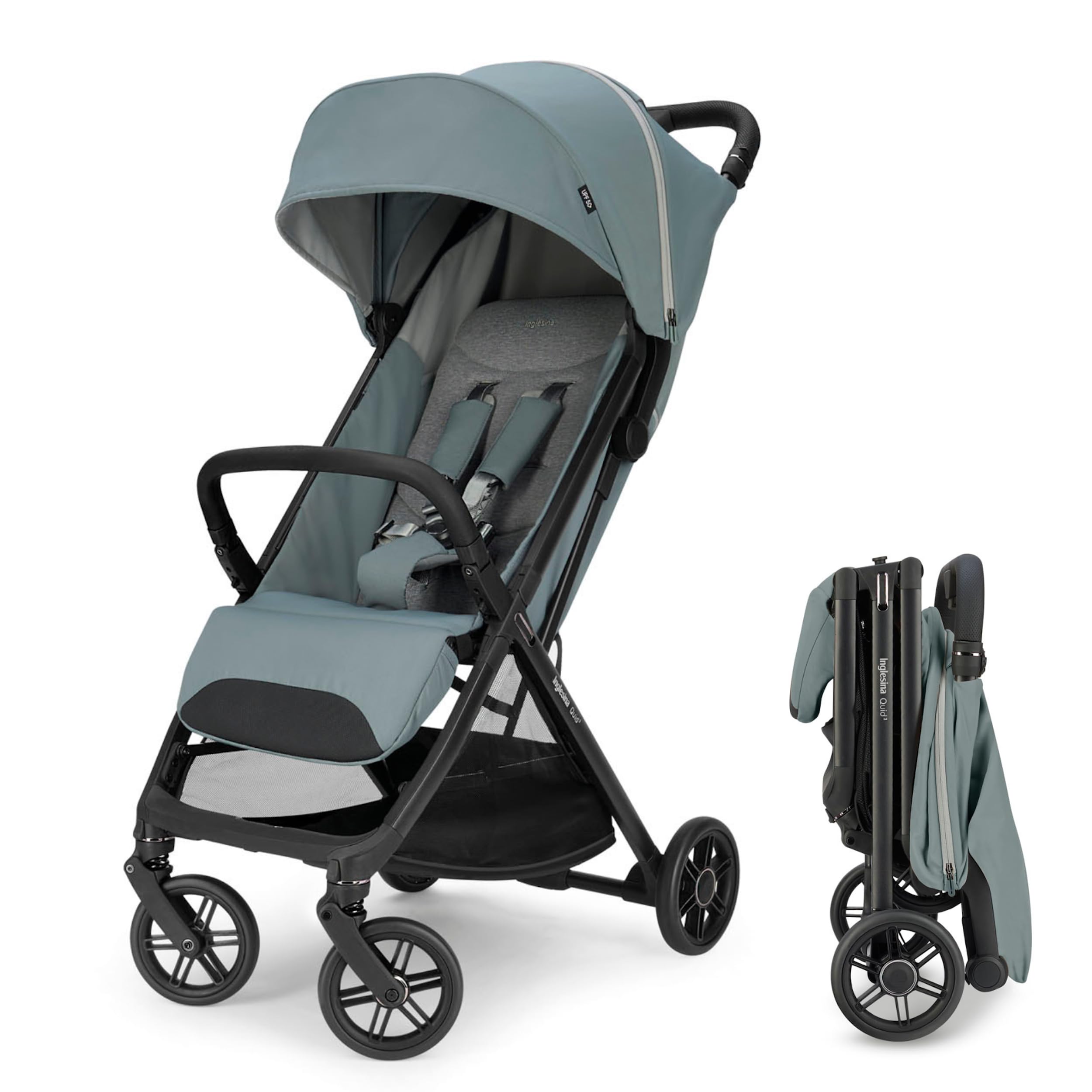【値下】Inglesina Quid ストーミーグレー Amazon.com : Inglesina Quid³ Travel Stroller with One-Hand Fold, 0